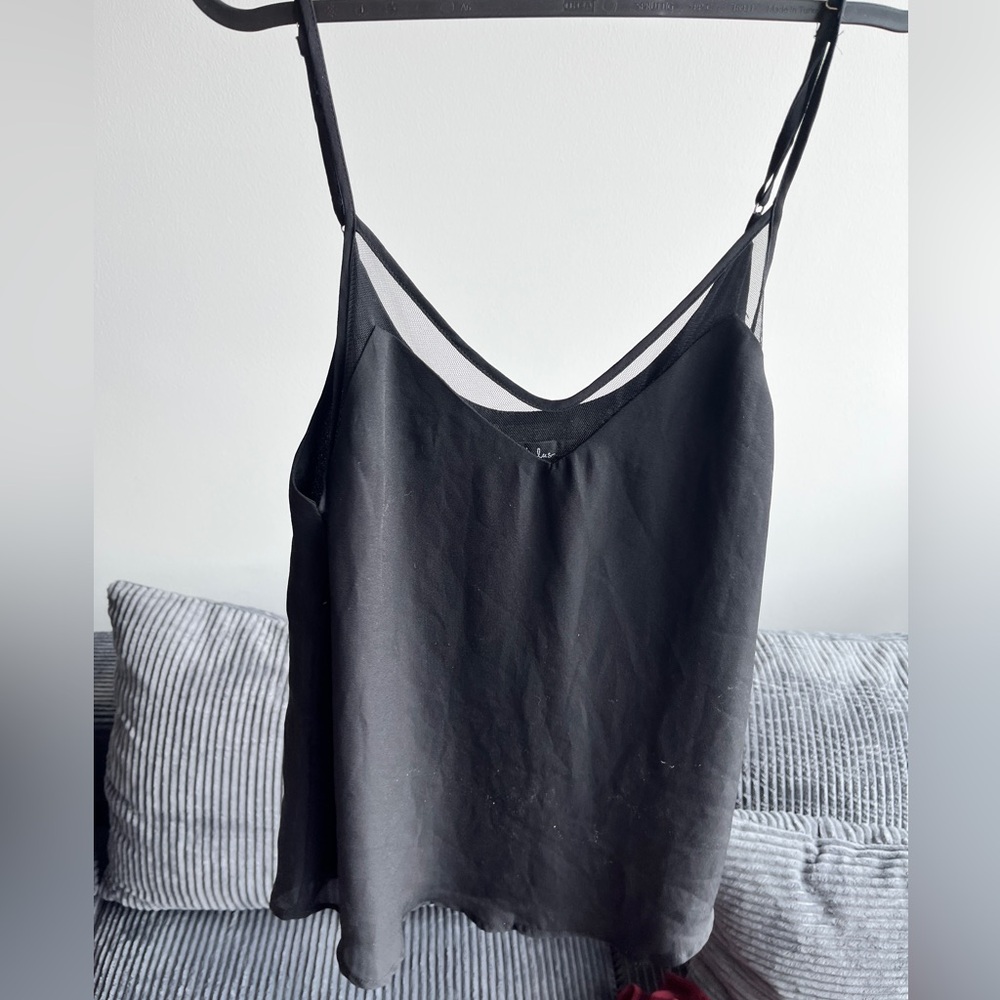 Lulu's Classic Black Camisole Top